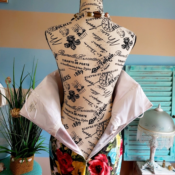 Ann Taylor LOFT Strapless Floral Sheath Dress - Picture 5 of 11